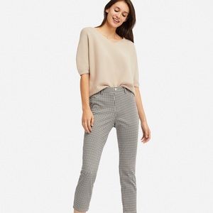 NWOT Uniqlo Checkered Skinny Jeans
